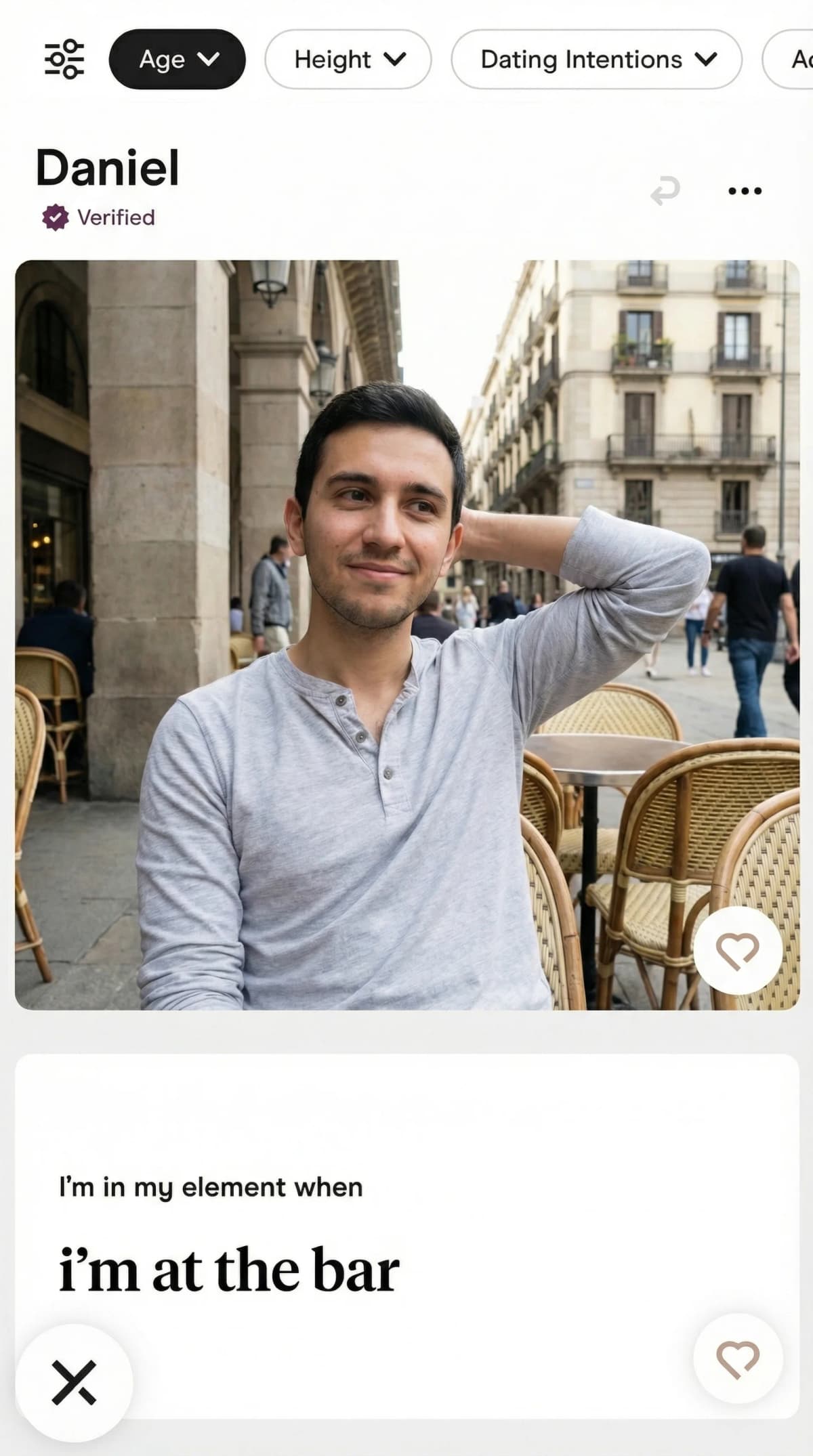 Daniel's original selfie