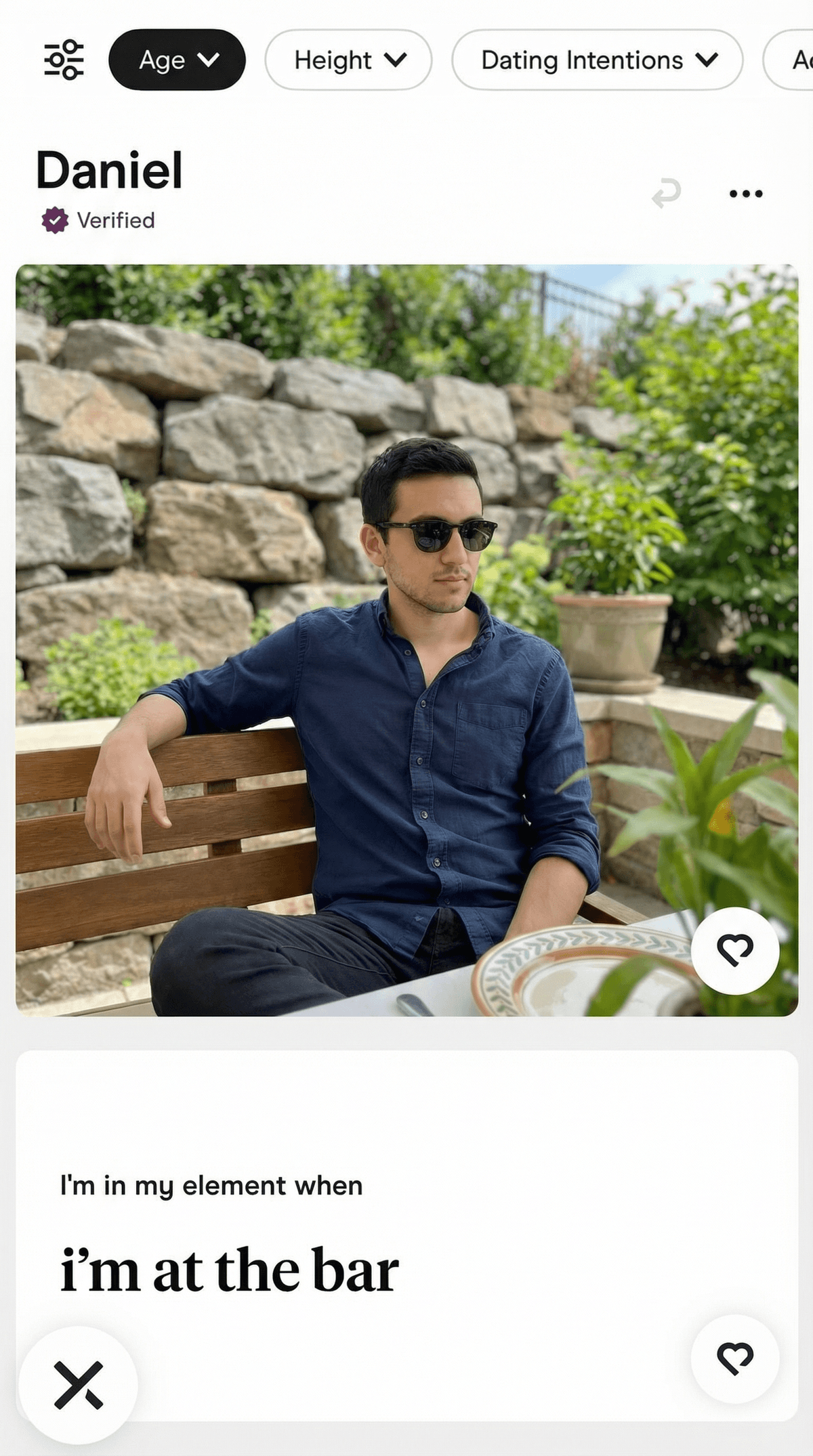 Daniel's original selfie